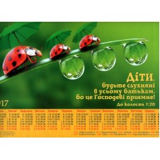 2017 украинский календарь плакат